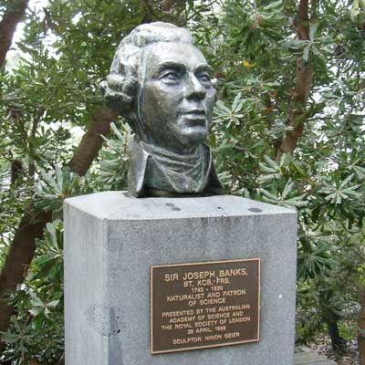 bust of Joseph Banks