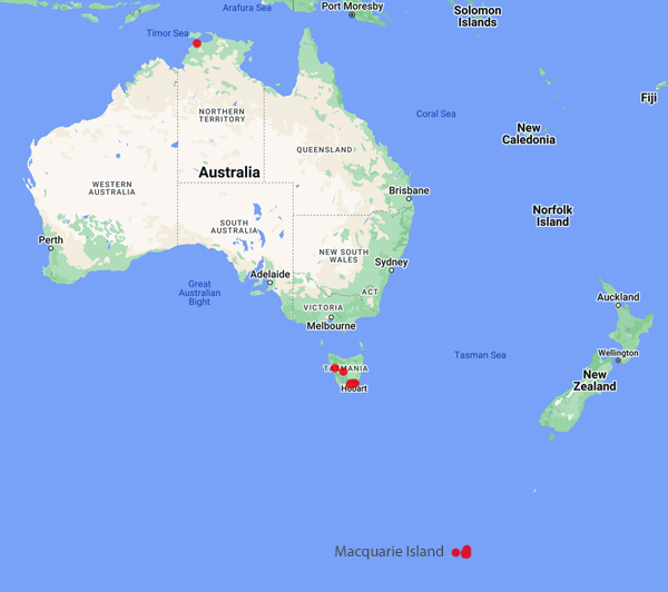 collecting locality map for 'Laird, N.R.'